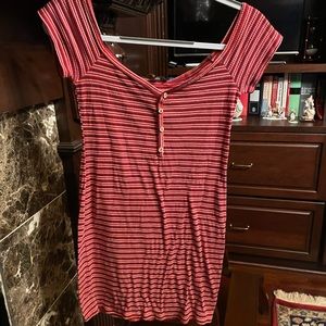 Urban outfitters striped fitted dress. Size L. Runs small!